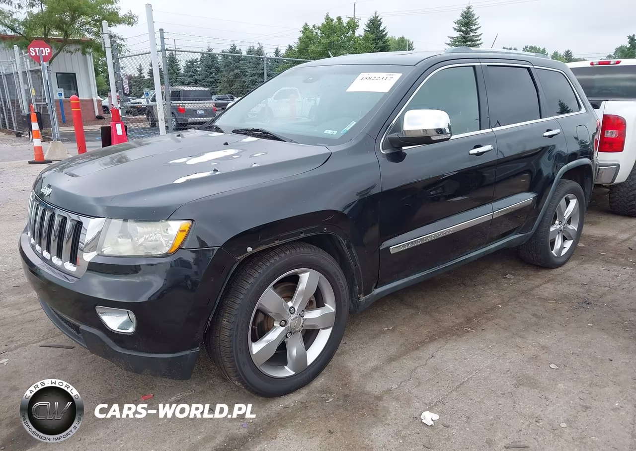 2011 Jeep Grand Cherokee Overland VIN:1J4RR6GTXBC606661 - 2