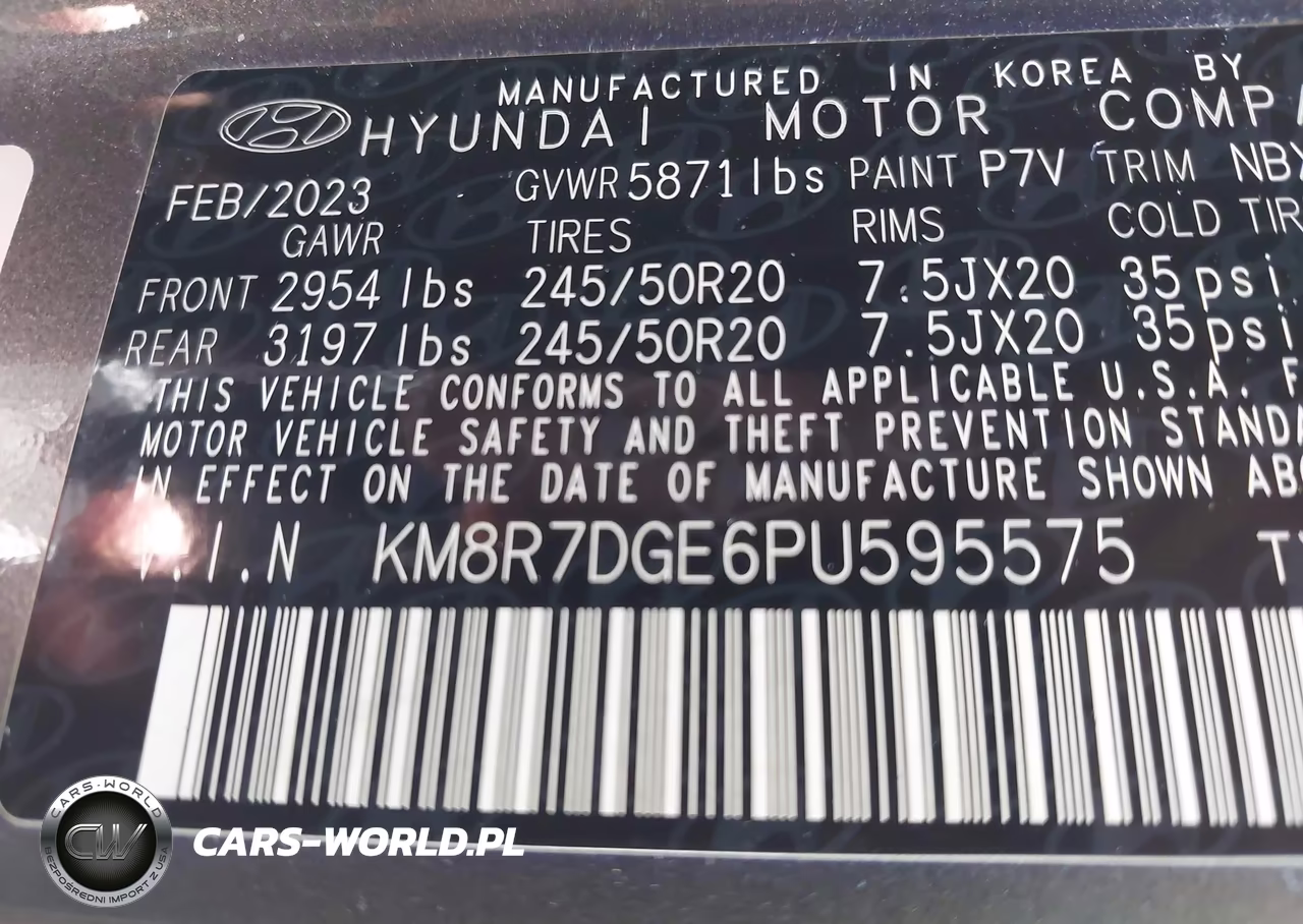 2023 Hyundai Palisade Calligraphy VIN:KM8R7DGE6PU595575 - 9
