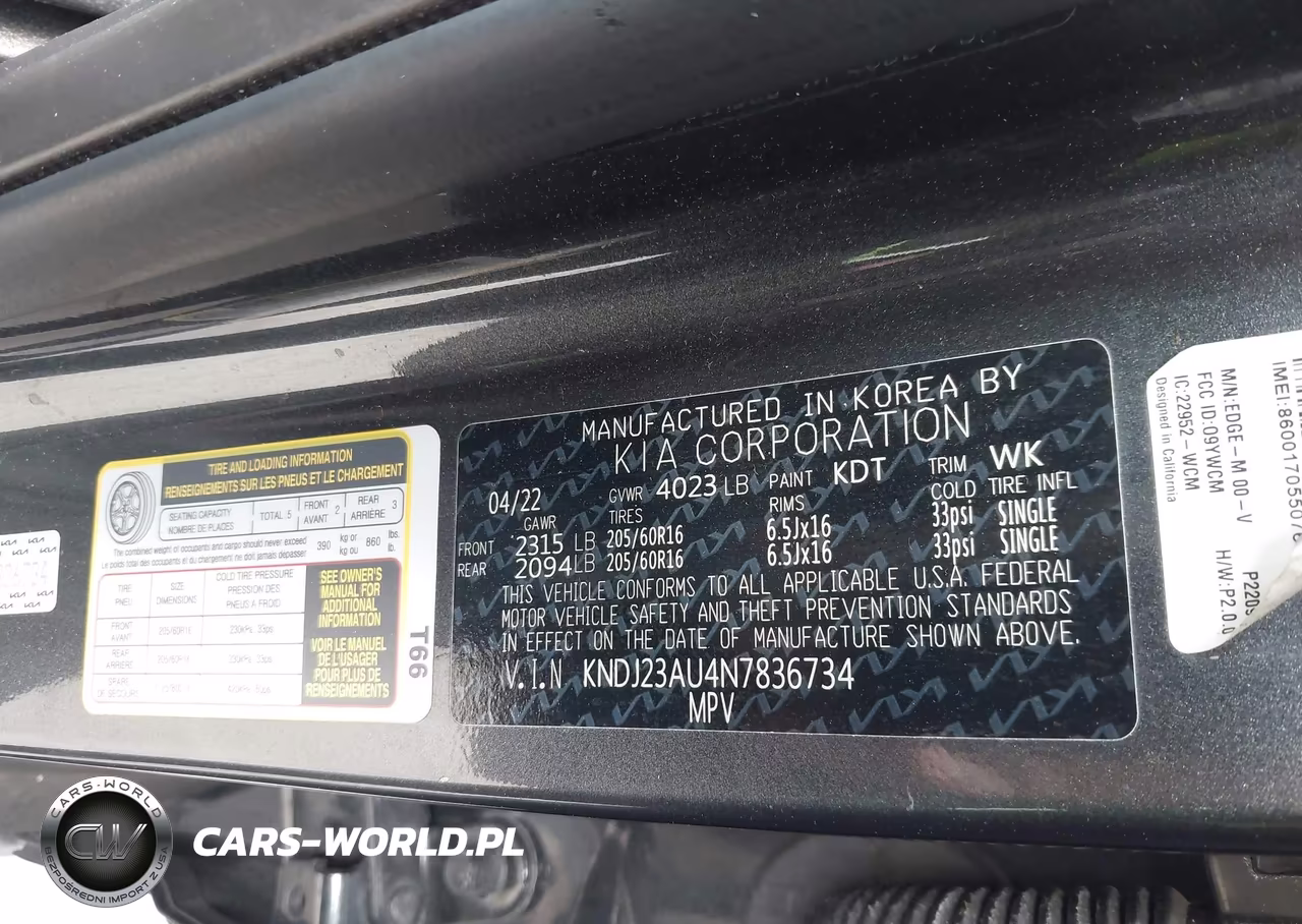 2022 Kia Soul Lx VIN:KNDJ23AU4N7836734 - 9