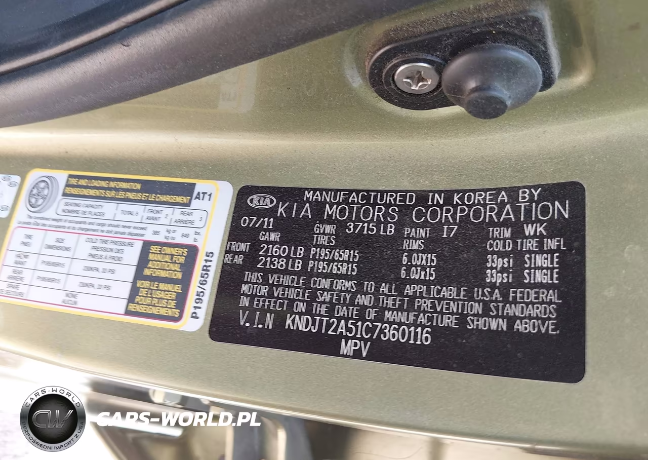 2012 Kia Soul VIN:KNDJT2A51C7360116 - 9