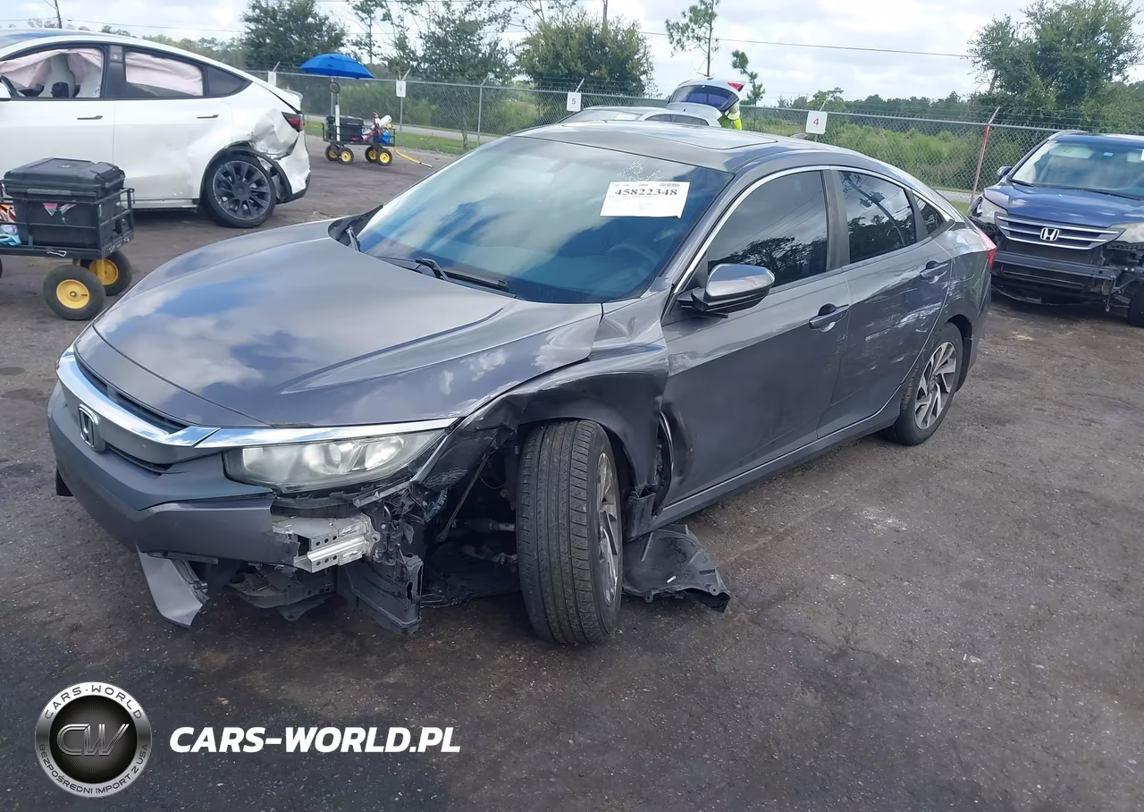 2017 Honda Civic Ex VIN:19XFC2F72HE033019 - 2