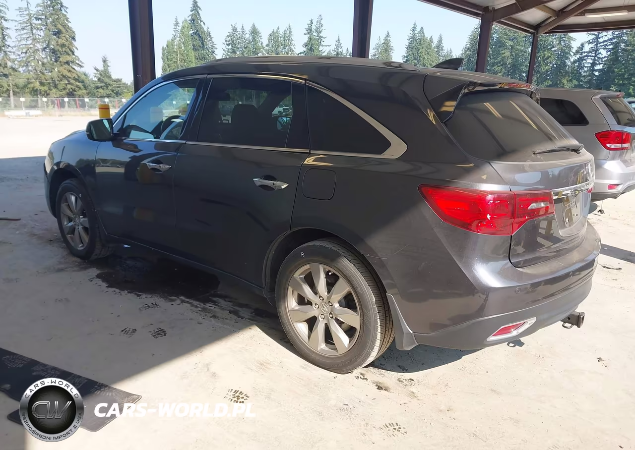 2014 Acura Mdx Advance Pkg W-Entertainment Pkg VIN:5FRYD4H82EB502766 - 3