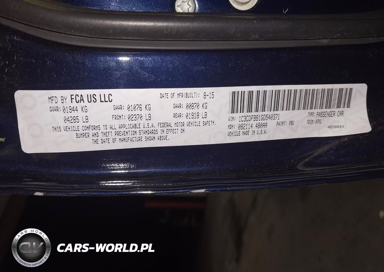 2016 Dodge Dart Sxt VIN:1C3CDFBB1GD540371 - 9
