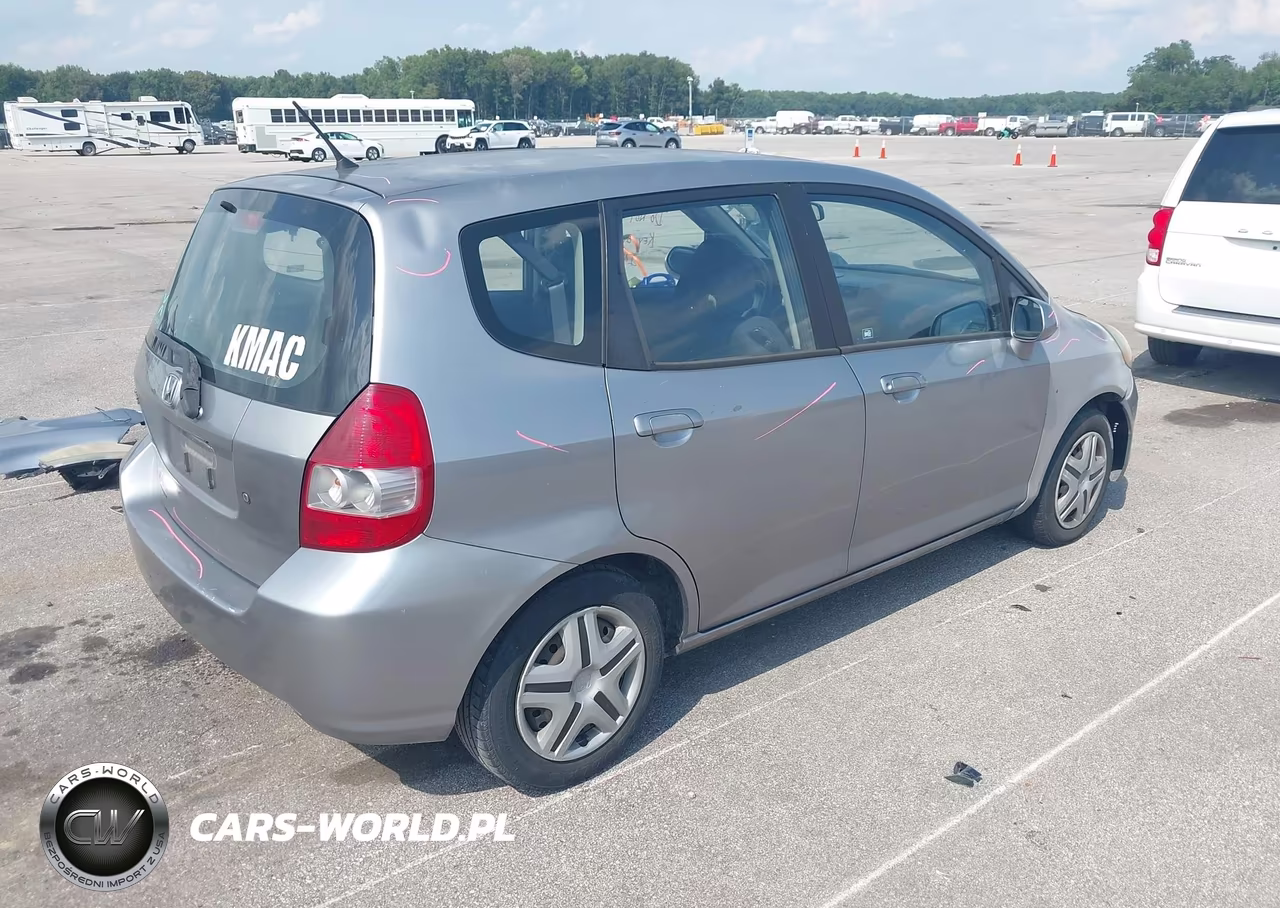 2007 Honda Fit VIN:JHMGD38457S012007 - 4