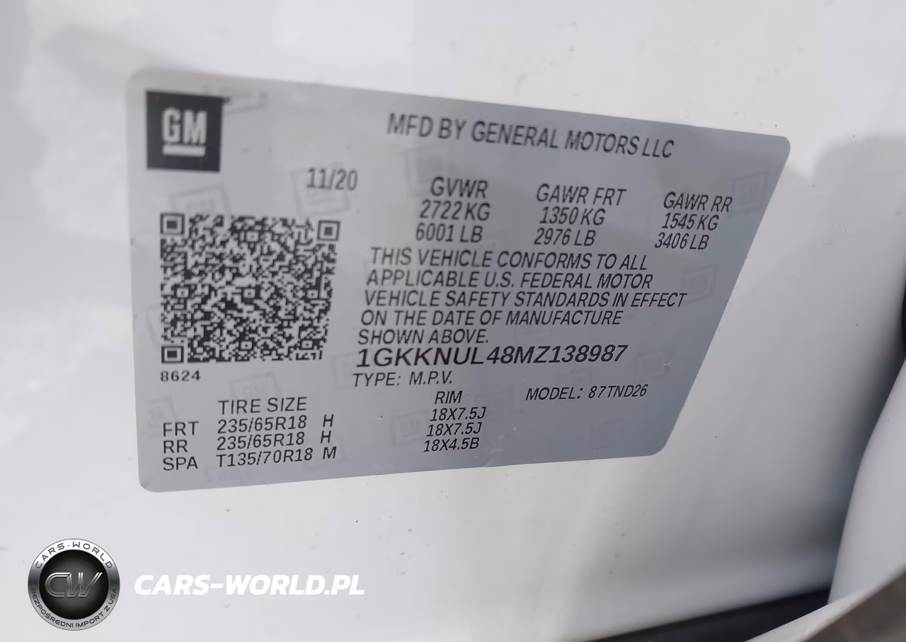 2021 GMC Acadia Awd Slt VIN:1GKKNUL48MZ138987 - 9