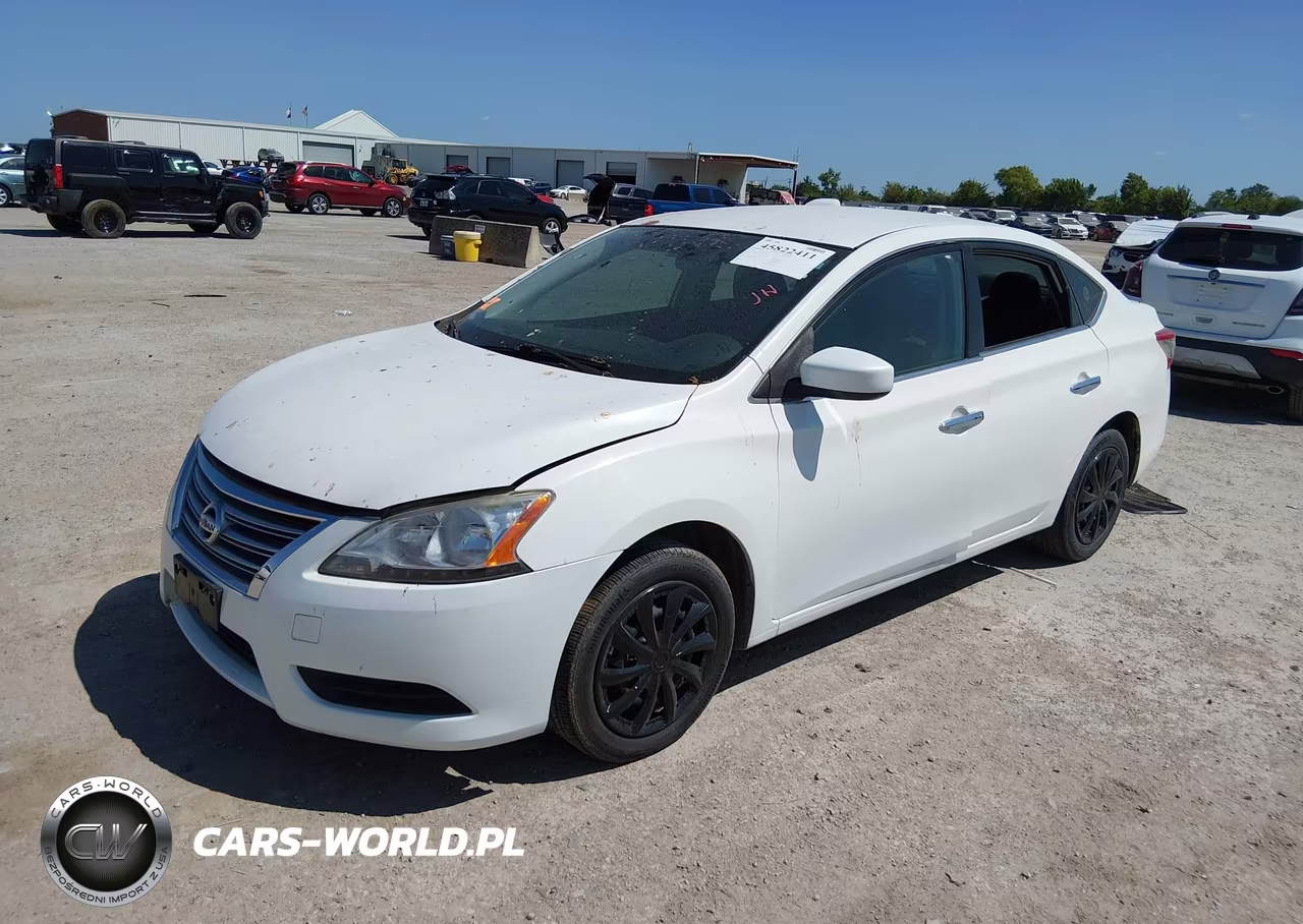 2014 NISSAN SENTRA S VIN:3N1AB7AP8EY322758 - 2