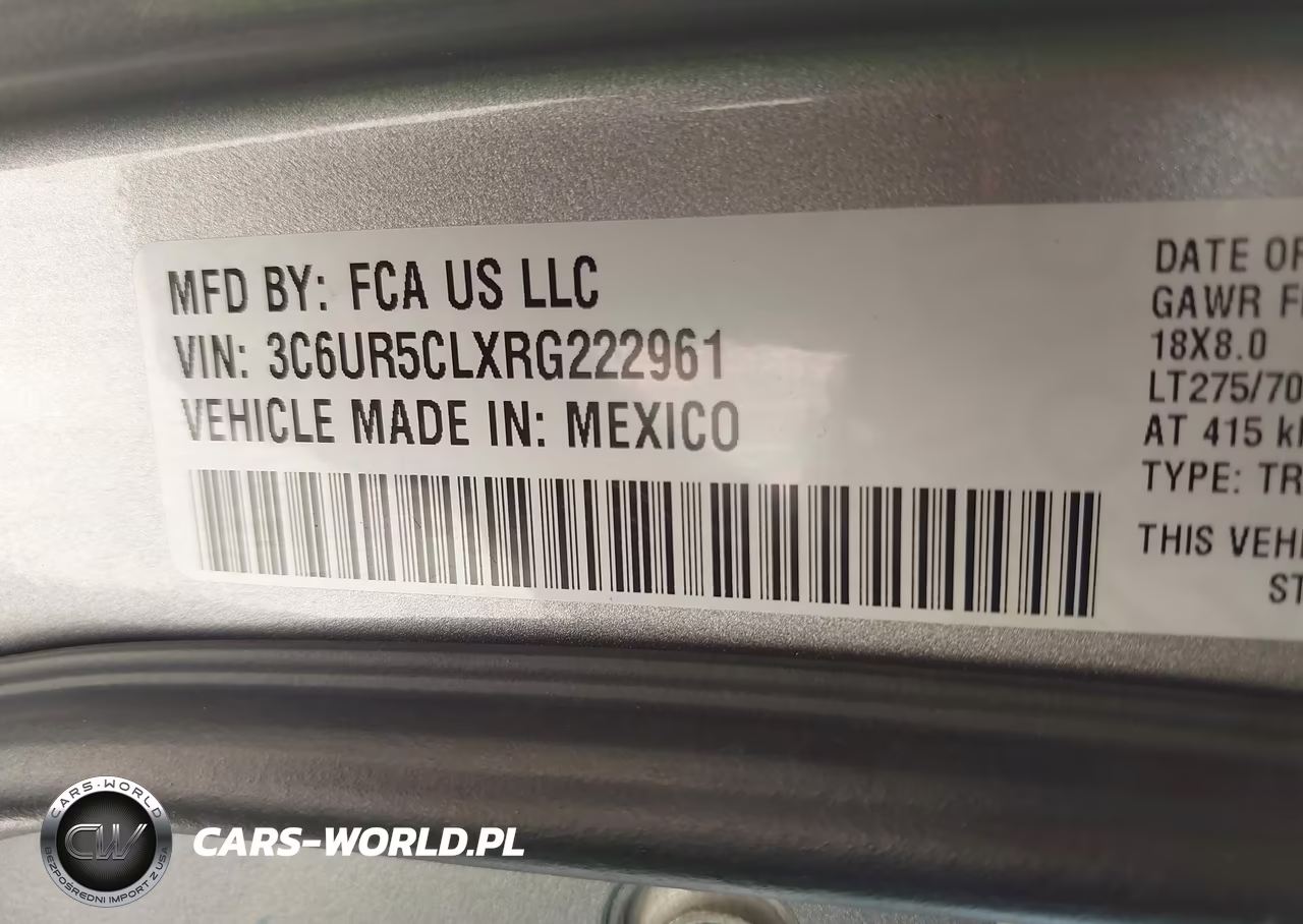 2024 Ram 2500 Tradesman 4X4 6'4 Box VIN:3C6UR5CLXRG222961 - 9