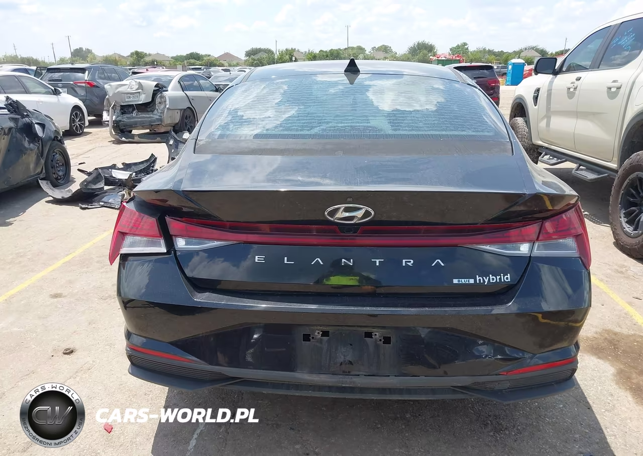 2022 Hyundai Elantra Hybrid Blue VIN:KMHLM4AJ2NU015109 - 17