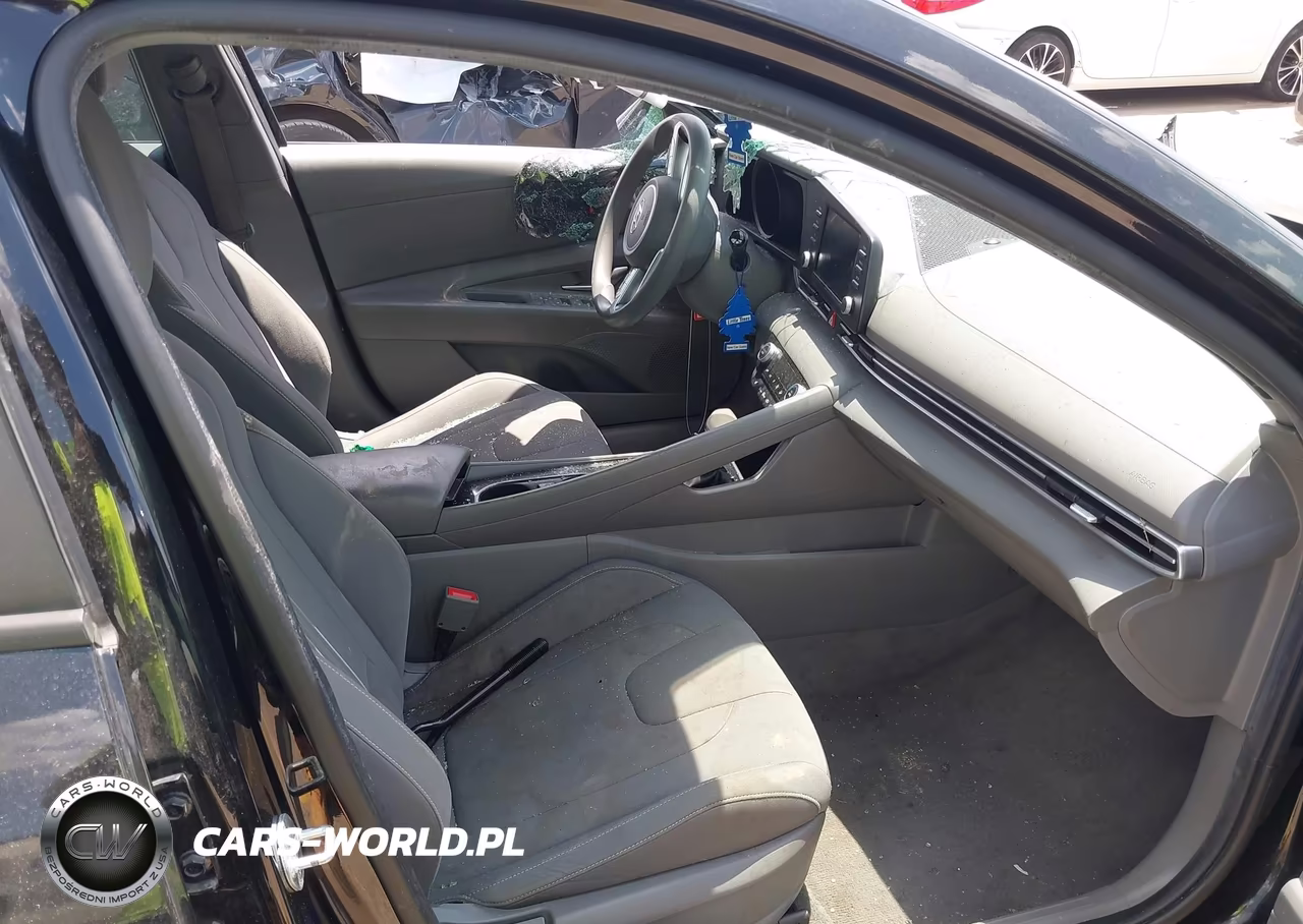 2022 Hyundai Elantra Hybrid Blue VIN:KMHLM4AJ2NU015109 - 5