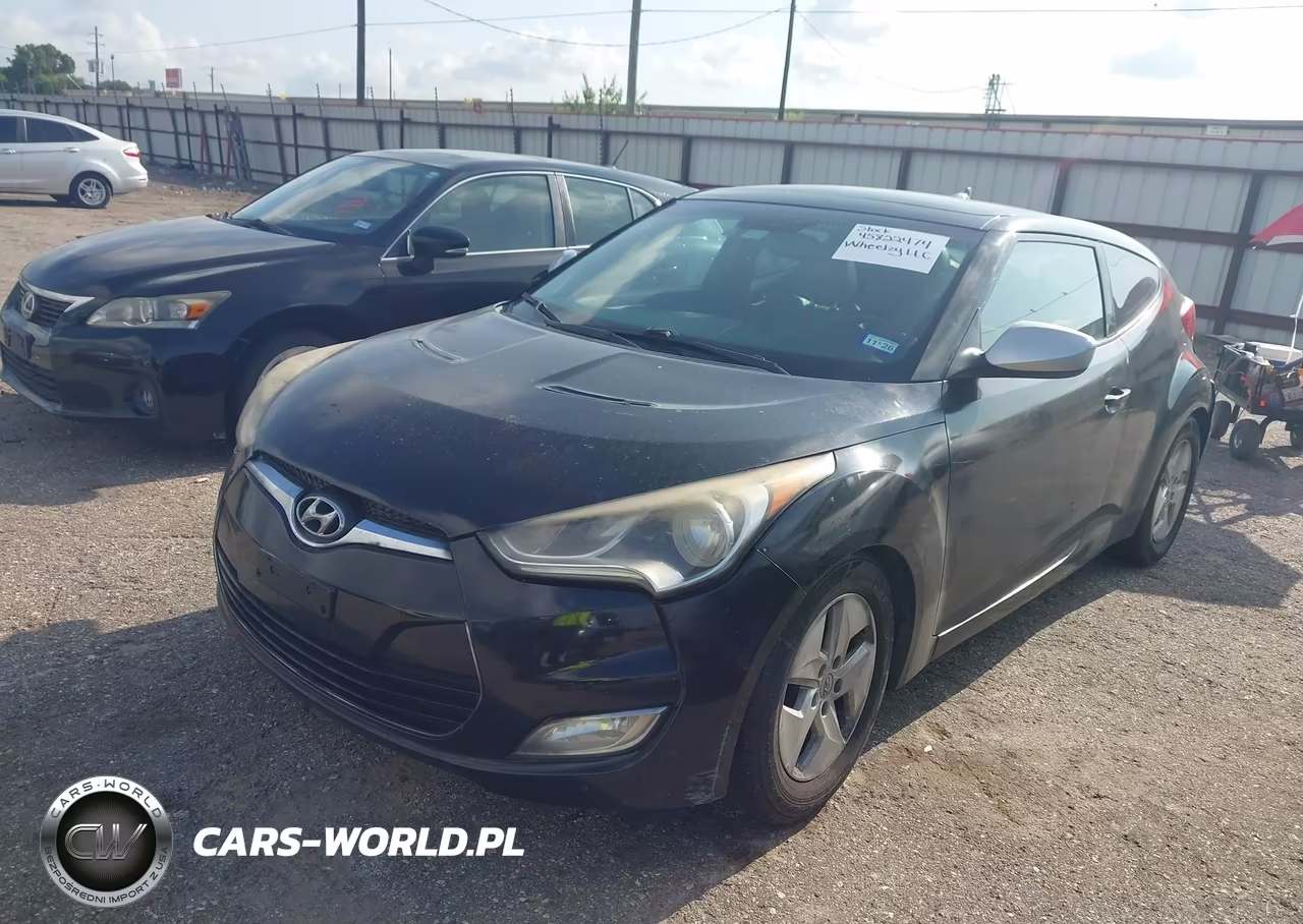 2012 Hyundai Veloster Base W-Gray VIN:KMHTC6AD5CU050751 - 2