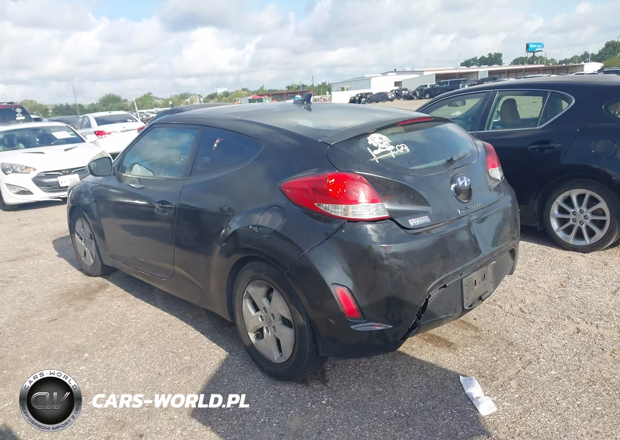 2012 Hyundai Veloster Base W-Gray VIN:KMHTC6AD5CU050751 - 3