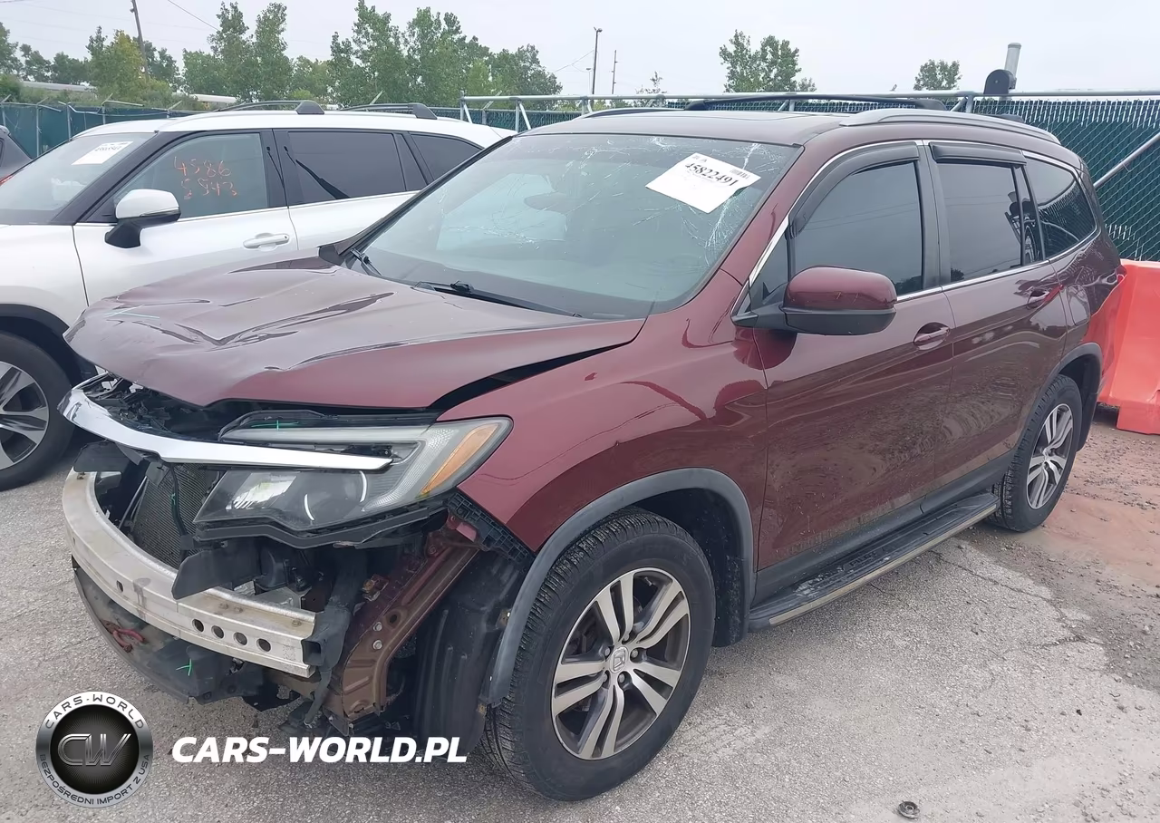 2018 Honda Pilot Ex-L VIN:5FNYF6H75JB012489 - 2