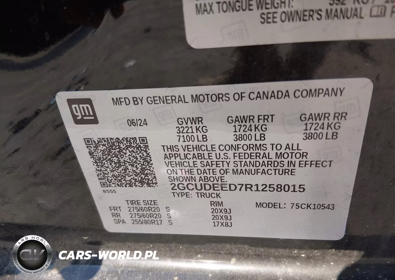 2024 Chevrolet Silverado 1500 4Wd Short Bed Rst VIN:2GCUDEED7R1258015 - 9