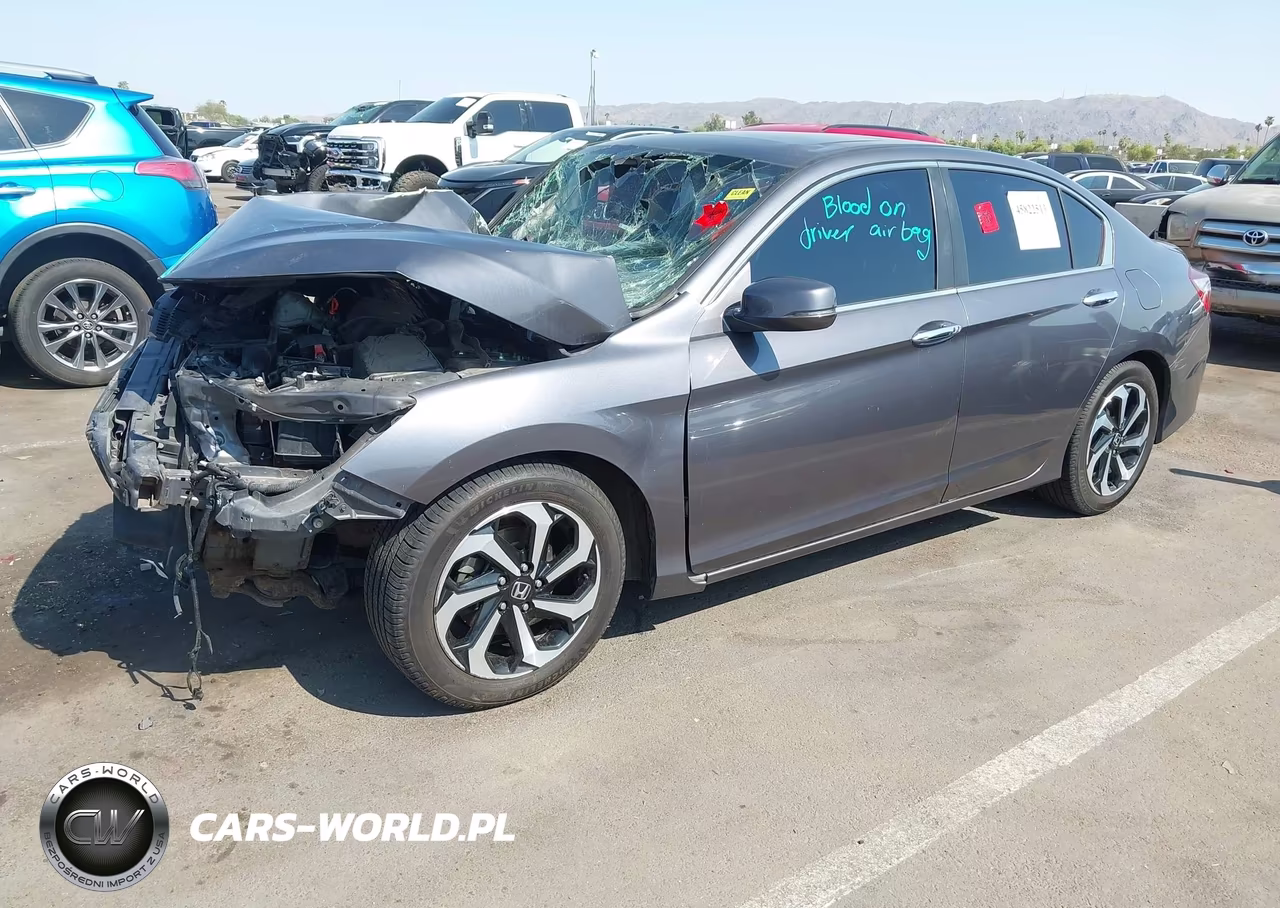 2016 Honda Accord Ex-L VIN:1HGCR2F9XGA118938 - 2