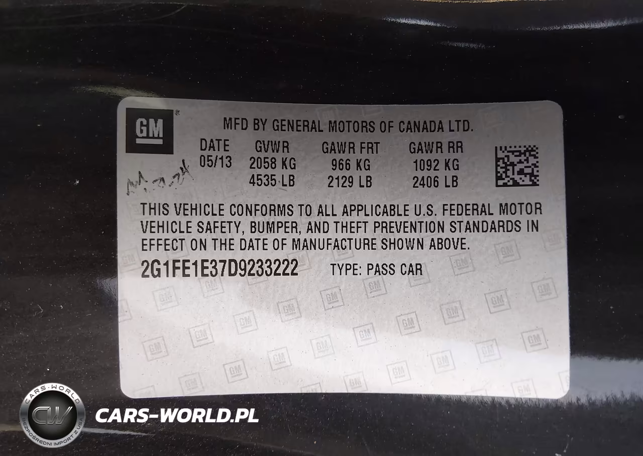 2013 Chevrolet Camaro 1Ls VIN:2G1FE1E37D9233222 - 9