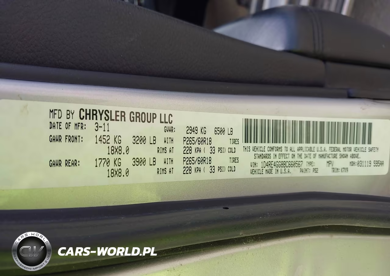 2011 Dodge Durango Crew VIN:1D4RE4GG8BC660567 - 9