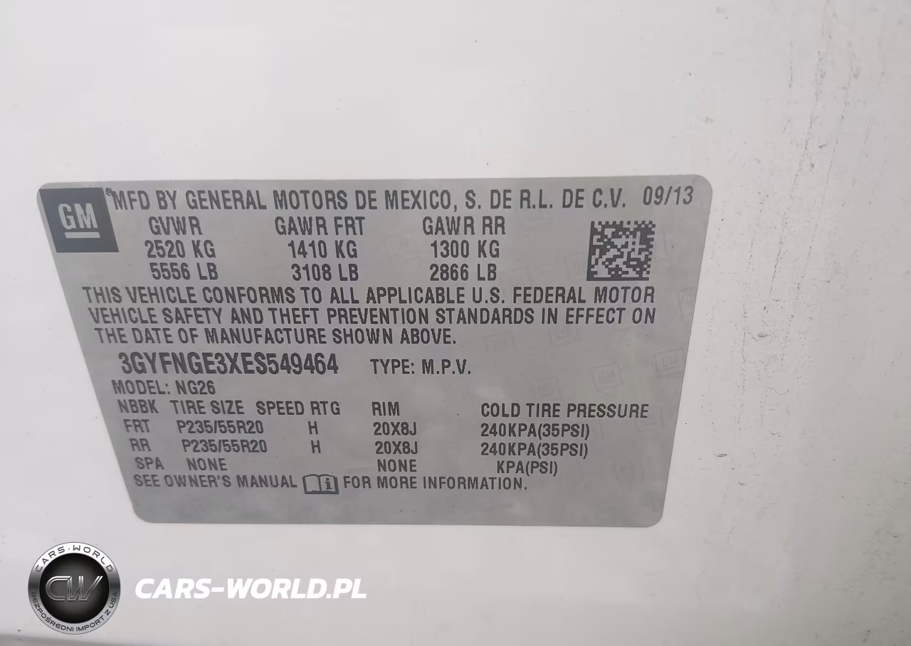 2014 Cadillac Srx Premium Collection VIN:3GYFNGE3XES549464 - 9