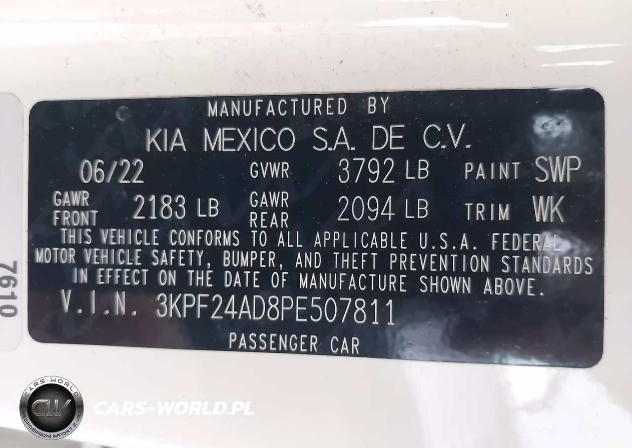 2023 Kia Forte Lxs VIN:3KPF24AD8PE507811 - 9