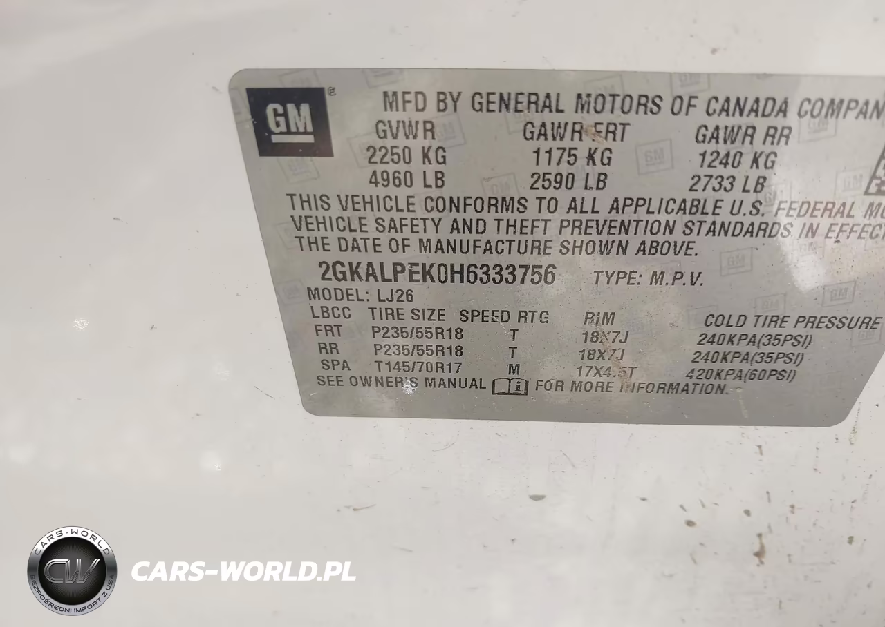 2017 GMC Terrain Slt VIN:2GKALPEK0H6333756 - 9