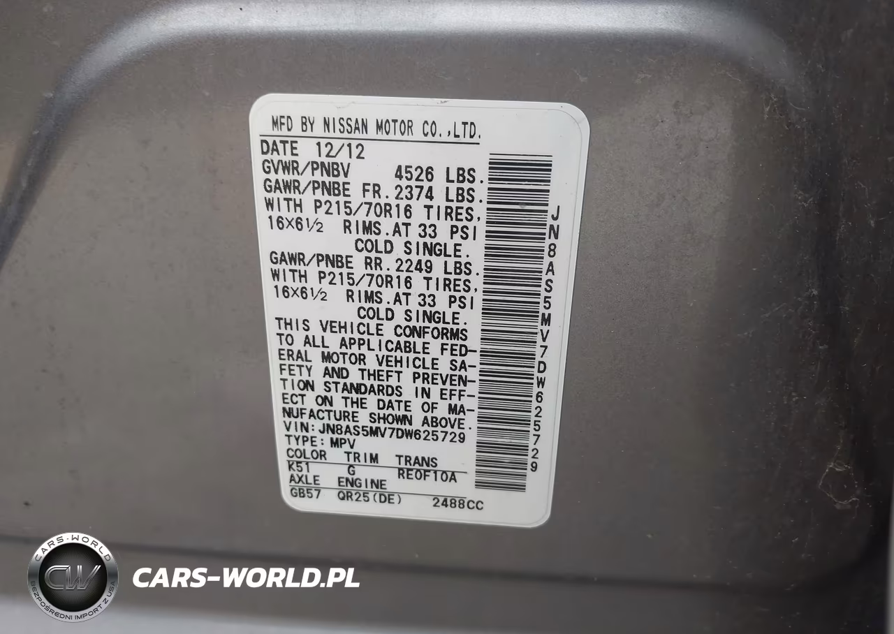 2013 Nissan Rogue S VIN:JN8AS5MV7DW625729 - 9