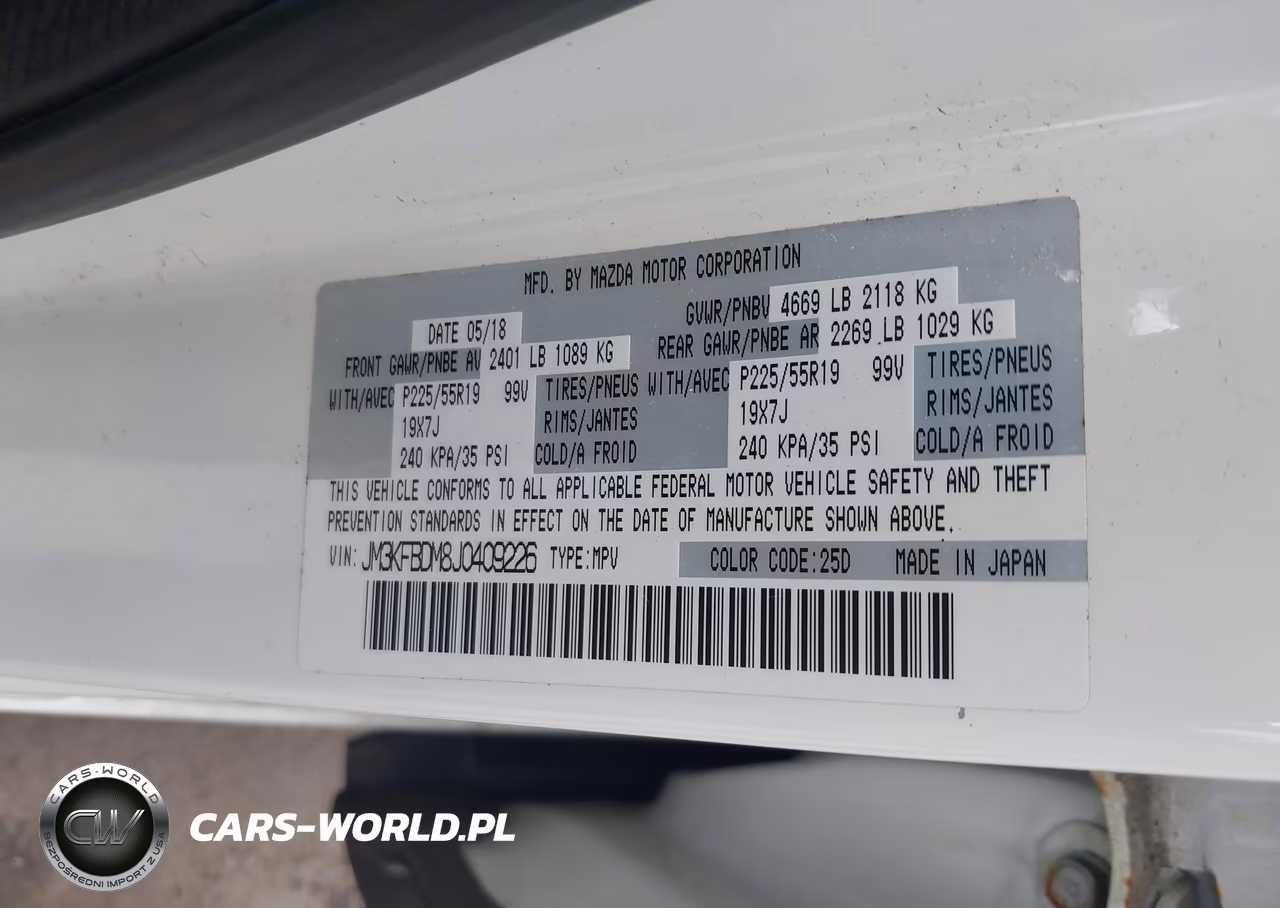 2018 Mazda Cx-5 Grand Touring VIN:JM3KFBDM8J0409226 - 9