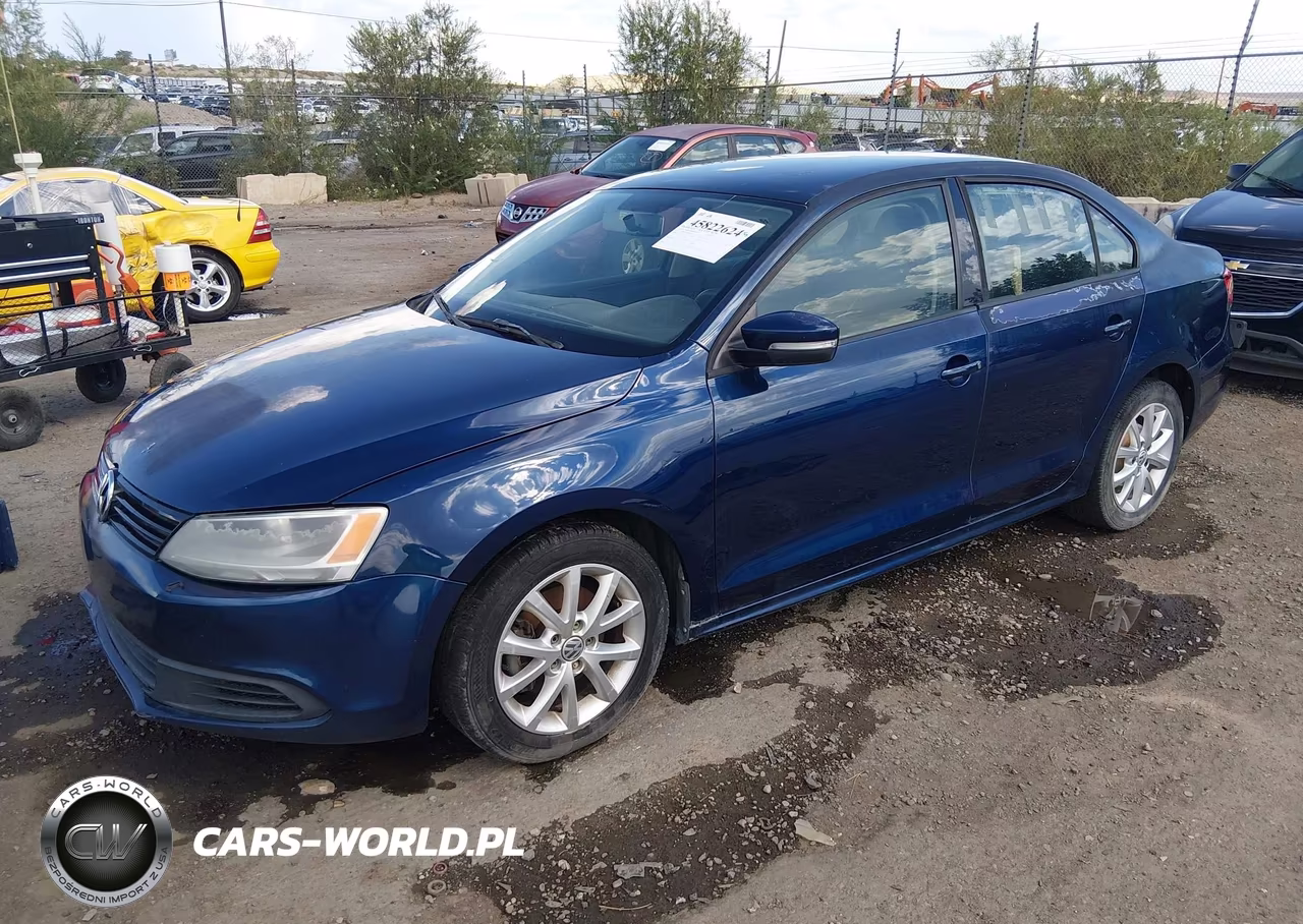 2012 Volkswagen Jetta 2.5L Se VIN:3VWBP7AJ1CM302920 - 2