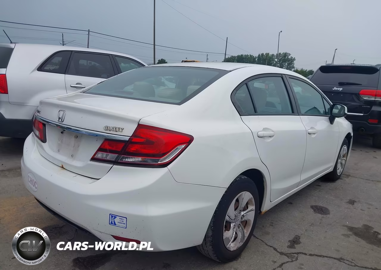 2013 Honda Civic Lx VIN:2HGFB2F53DH599952 - 4