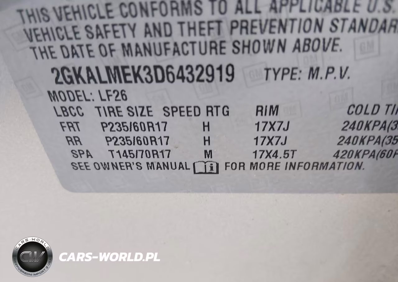 2013 GMC Terrain Sle-1 VIN:2GKALMEK3D6432919 - 9