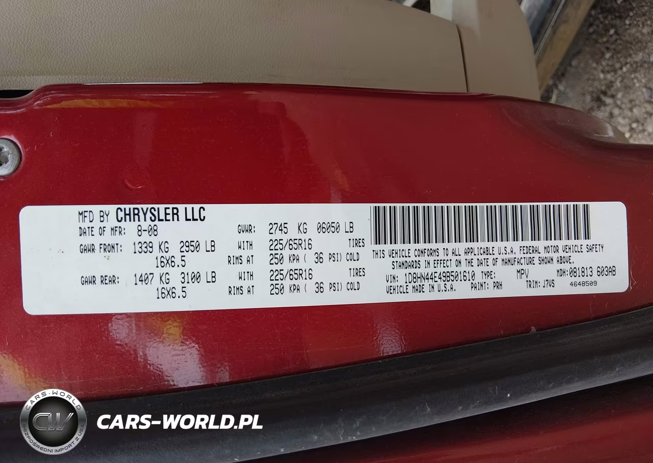 2009 Dodge Grand Caravan Se VIN:1D8HN44E49B501610 - 9