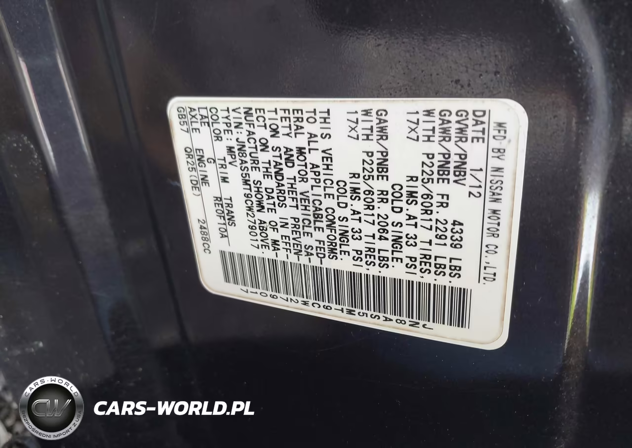 2012 Nissan Rogue Sv VIN:JN8AS5MT9CW279017 - 9