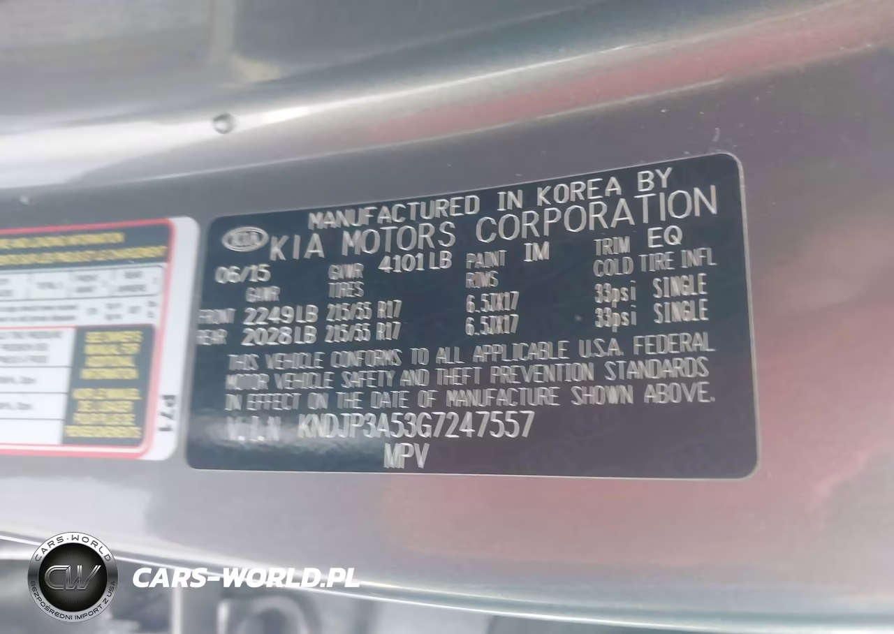 2016 Kia Soul + VIN:KNDJP3A53G7247557 - 9
