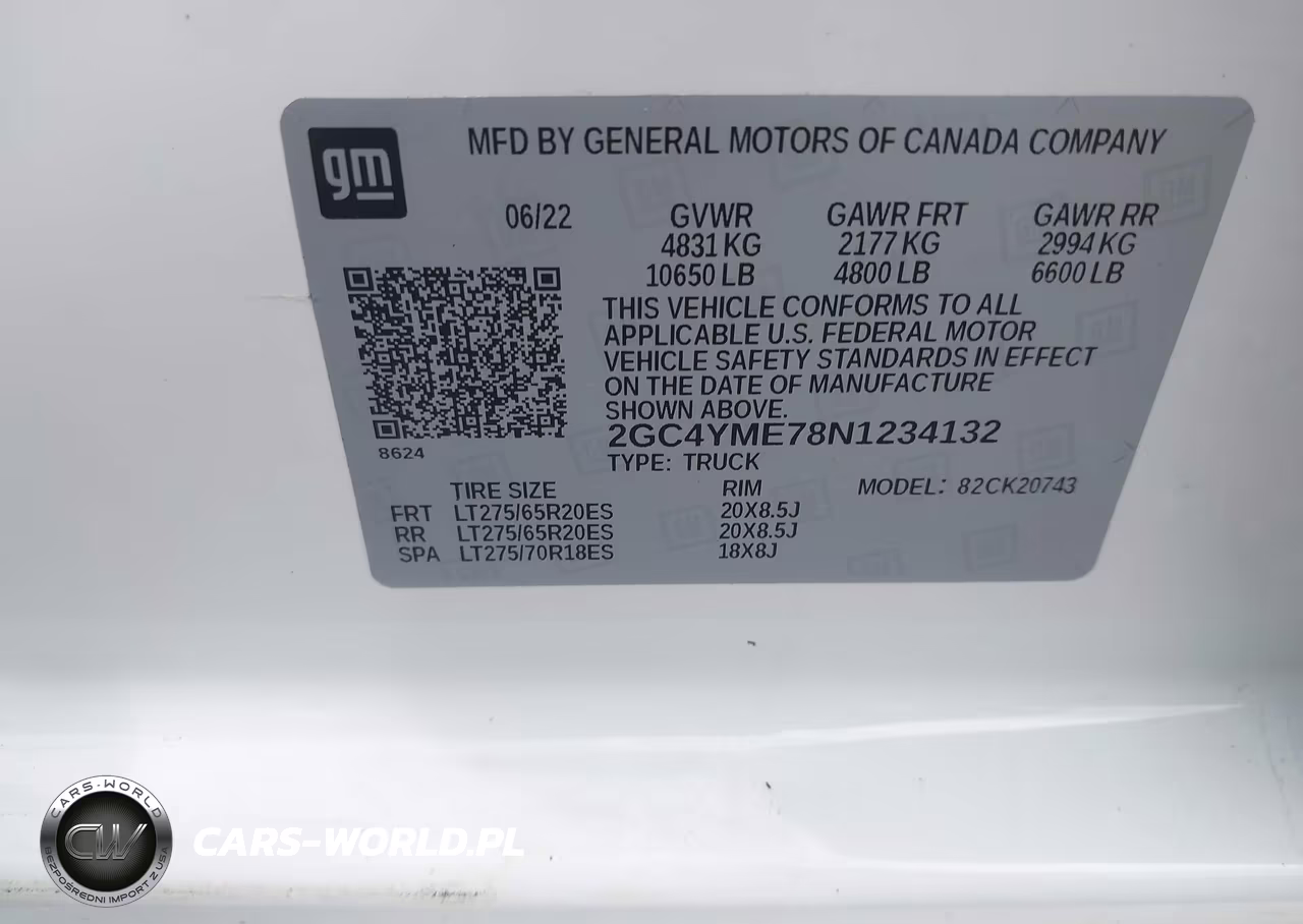 2022 Chevrolet Silverado 2500Hd 4Wd Standard Bed Custom VIN:2GC4YME78N1234132 - 8