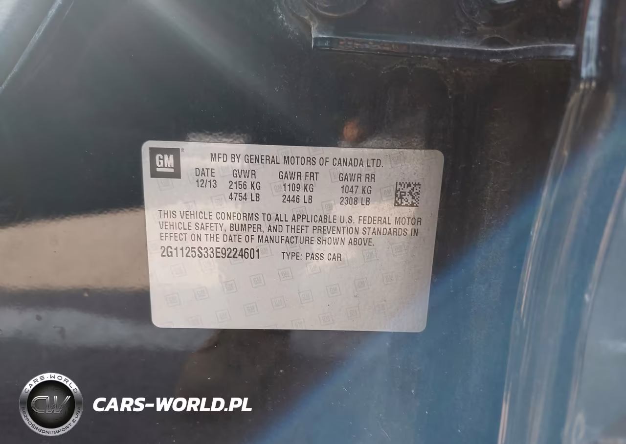 2014 Chevrolet Impala 2Lt VIN:2G1125S33E9224601 - 9