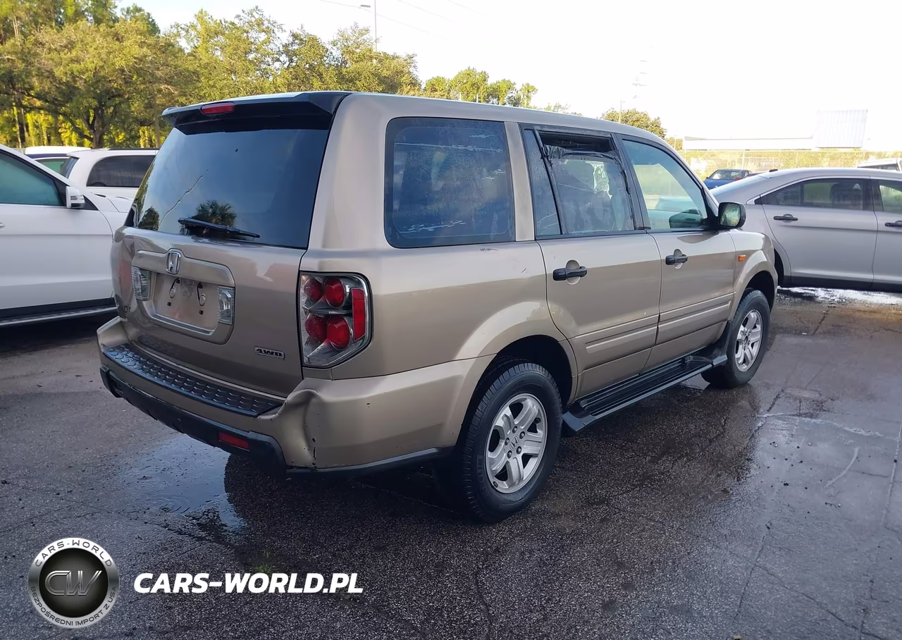 2006 Honda Pilot Lx VIN:5FNYF181X6B017452 - 4