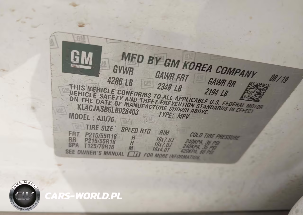 2020 Buick Encore Fwd Preferred VIN:KL4CJASB5LB026403 - 9