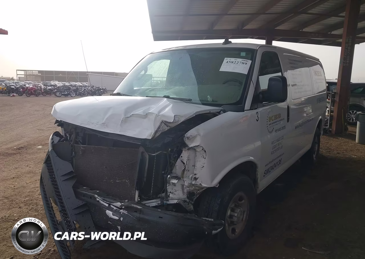 2022 Chevrolet Express Cargo Rwd 2500 Regular Wheelbase Wt VIN:1GCWGAFP2N1202324 - 2