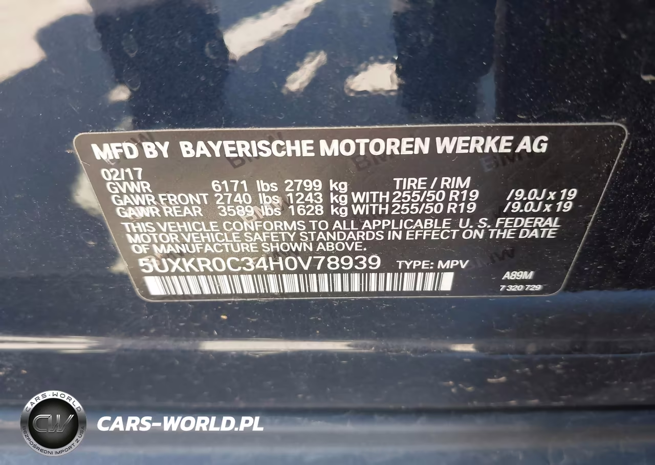 2017 BMW X5 xDrive35I VIN:5UXKR0C34H0V78939 - 9