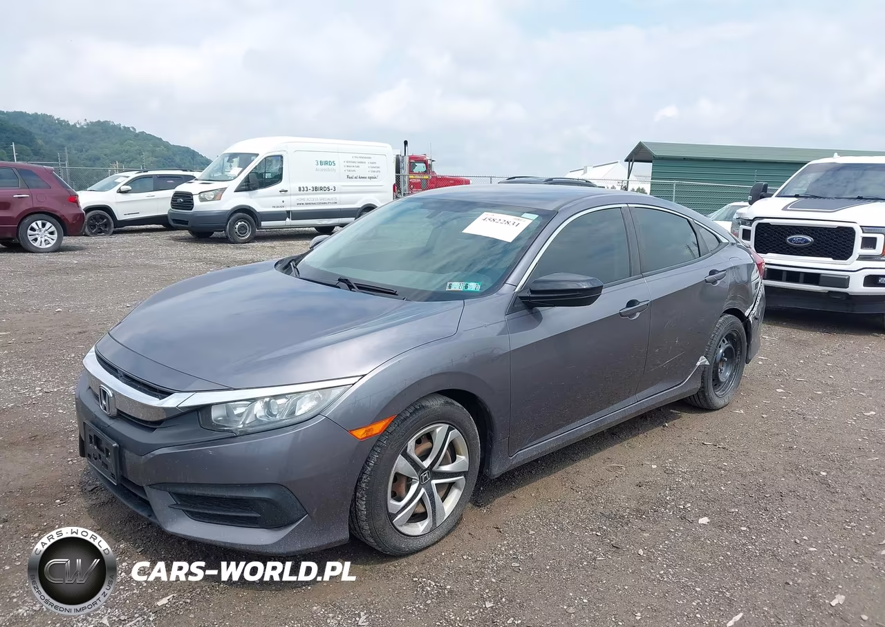2017 Honda Civic Lx VIN:19XFC2F53HE075729 - 2