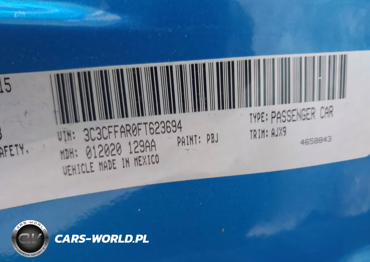 2015 Fiat 500 Pop VIN:3C3CFFAR0FT623694 - 9
