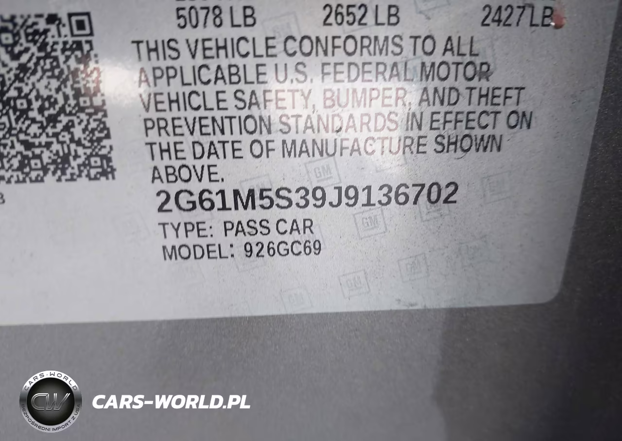 2018 Cadillac Xts Luxury VIN:2G61M5S39J9136702 - 9