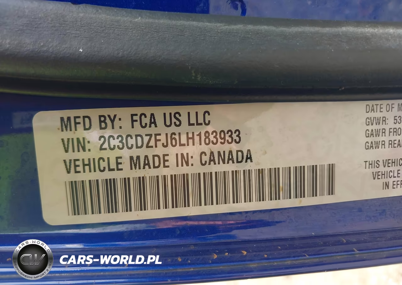 2020 Dodge Challenger R-T Scat Pack VIN:2C3CDZFJ6LH183933 - 9