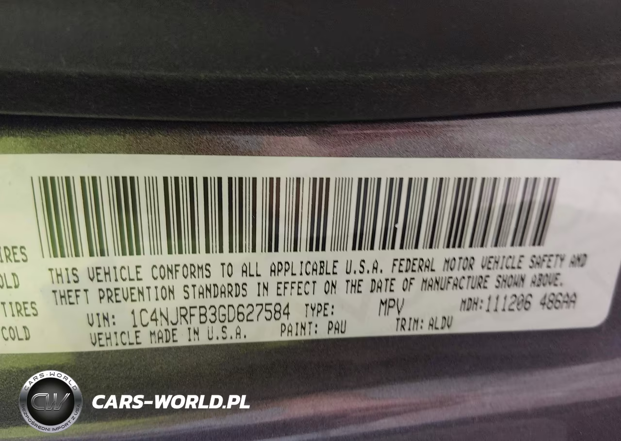 2016 Jeep Patriot High Altitude Edition VIN:1C4NJRFB3GD627584 - 9