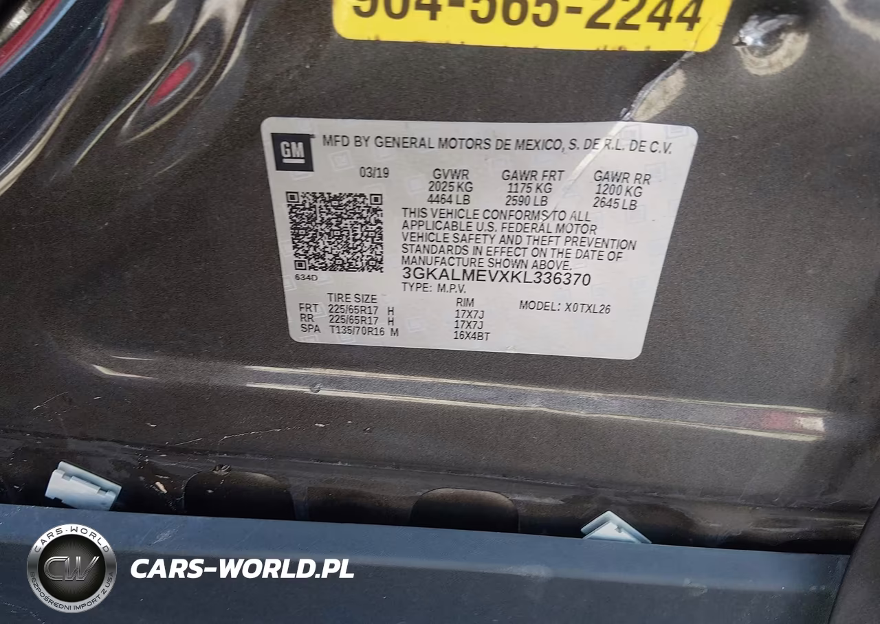 2019 GMC Terrain Sle VIN:3GKALMEVXKL336370 - 9