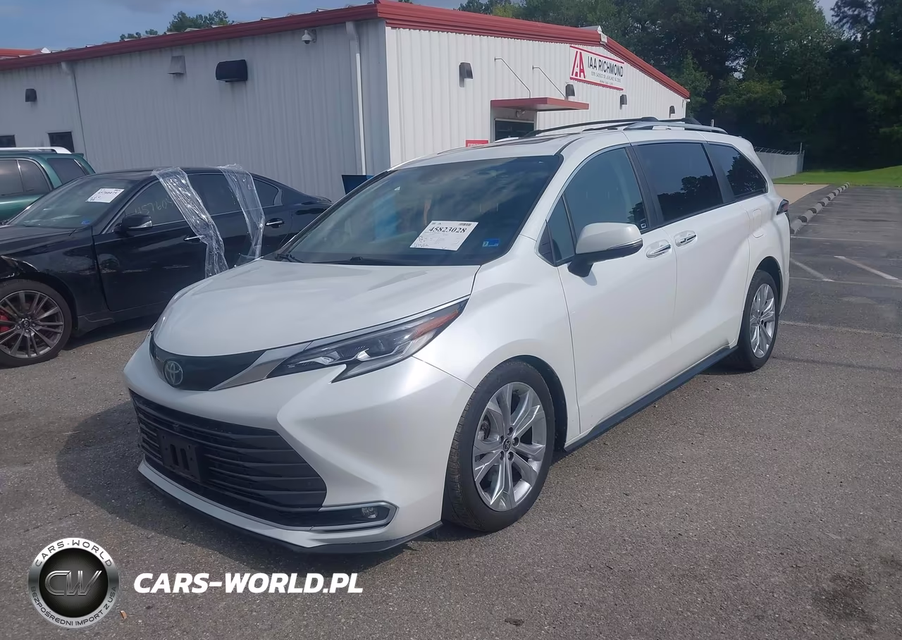 2022 Toyota Sienna Platinum VIN:5TDERKEC3NS093577 - 2