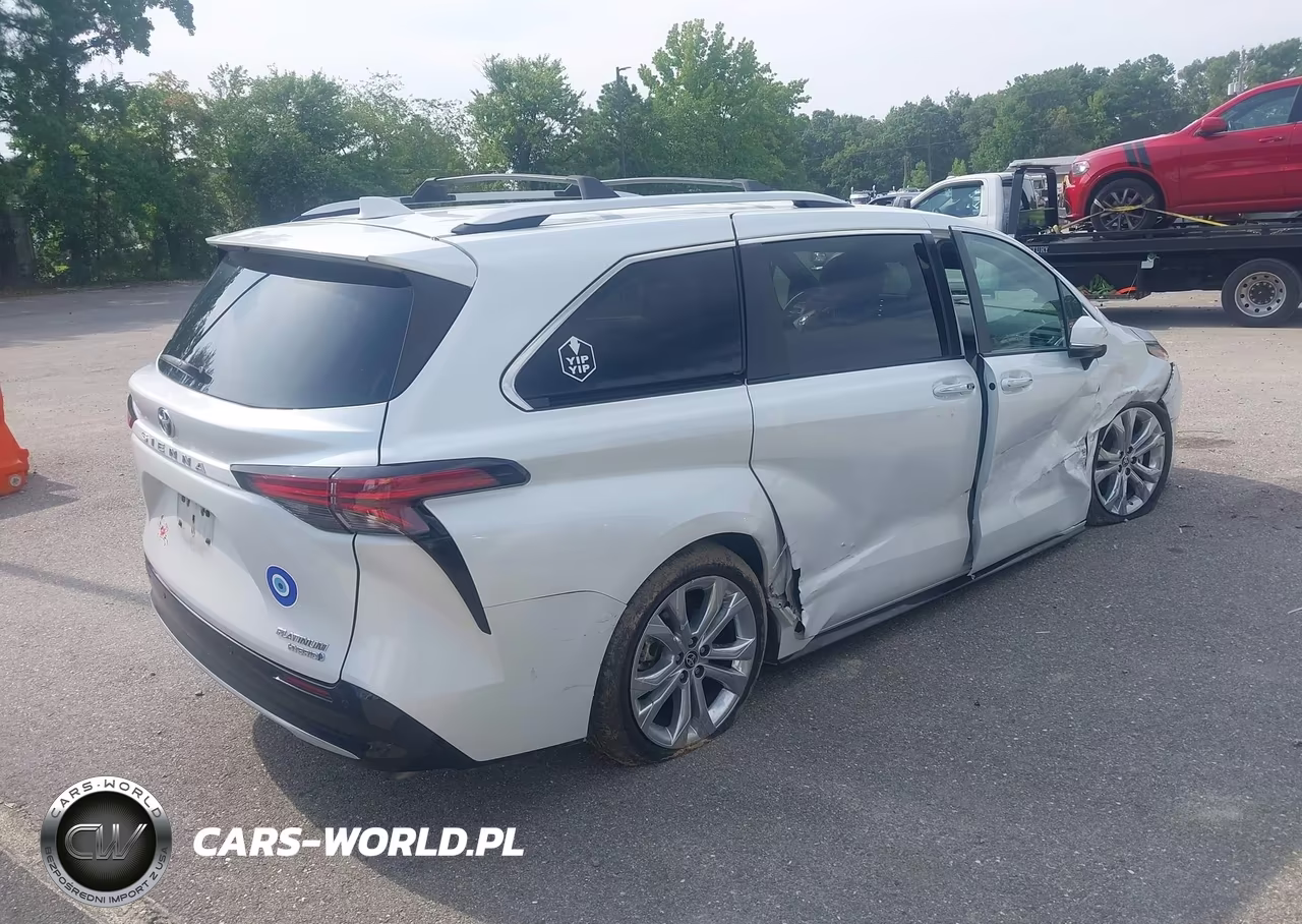 2022 Toyota Sienna Platinum VIN:5TDERKEC3NS093577 - 4