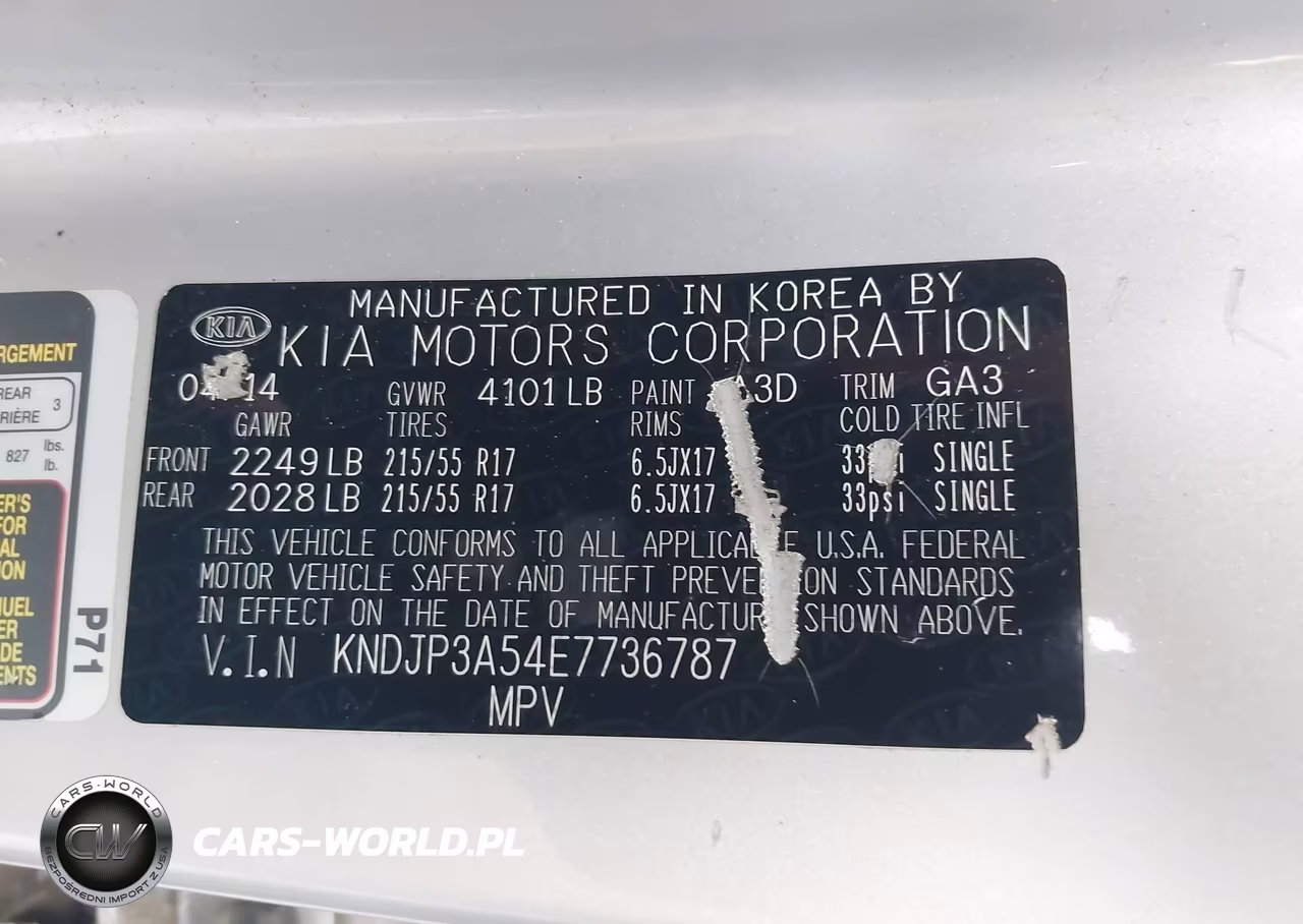 2014 Kia Soul + VIN:KNDJP3A54E7736787 - 9