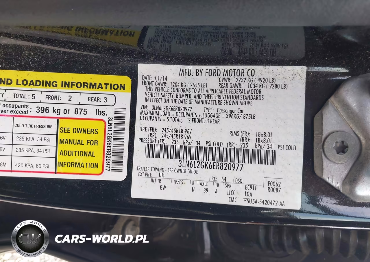 2014 Lincoln Mkz VIN:3LN6L2GK6ER820977 - 9