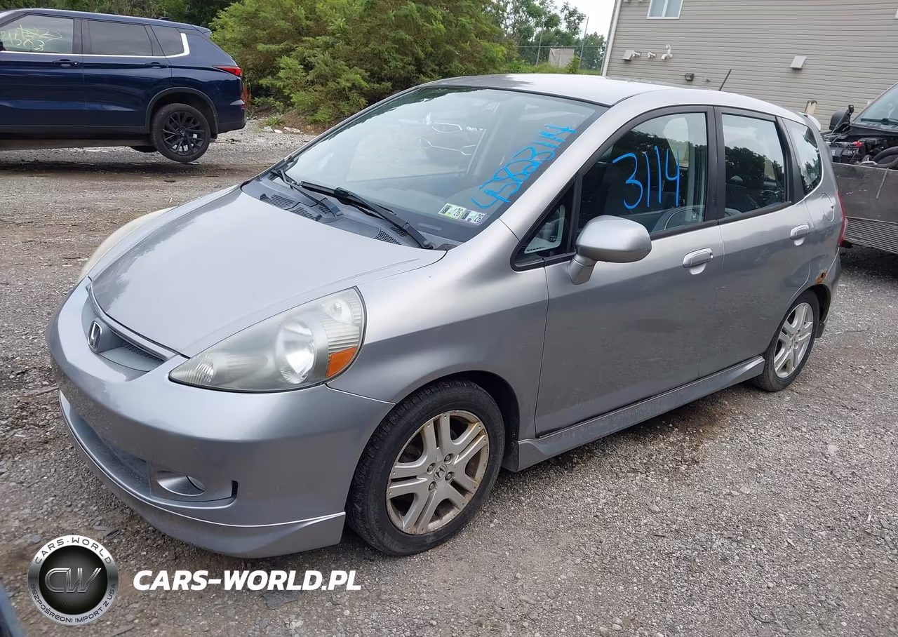 2007 Honda Fit Sport VIN:JHMGD37657S056673 - 2
