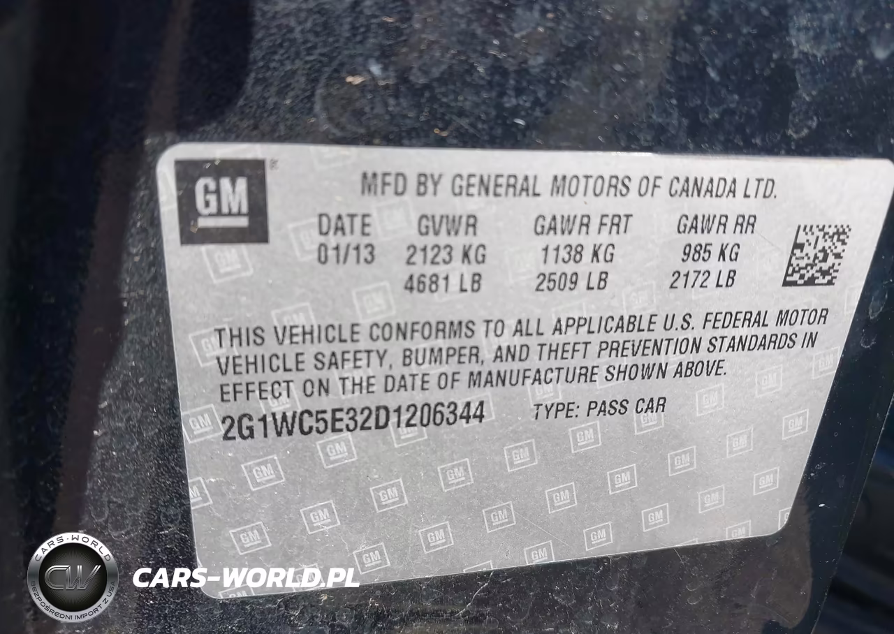 2013 Chevrolet Impala Ltz VIN:2G1WC5E32D1206344 - 9