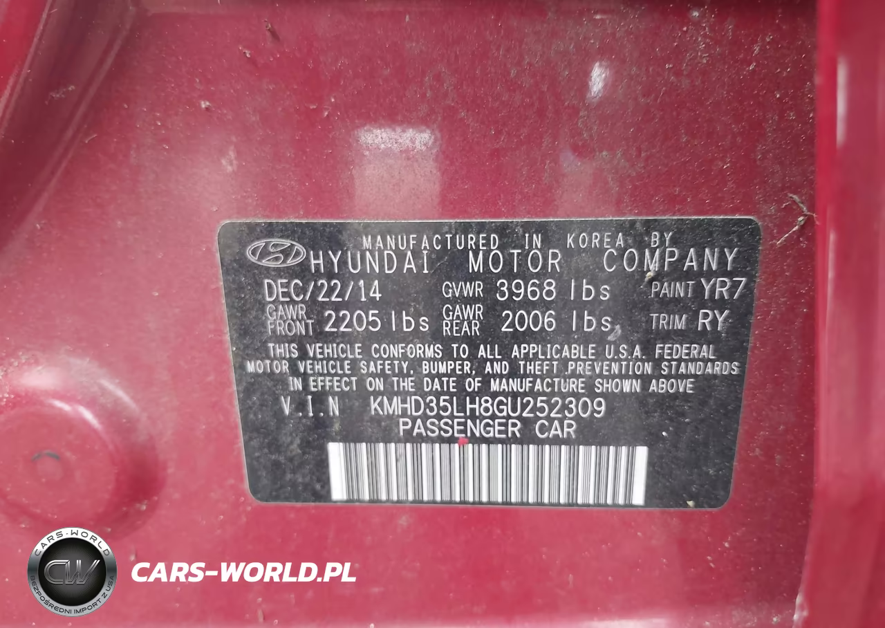 2016 Hyundai Elantra Gt VIN:KMHD35LH8GU252309 - 9